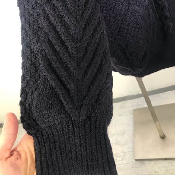 TopShop Long Chunky Cable Knit Cardigan - Picture 2 of 6